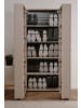 Furn.Design Schuhschrank Samtfarben 74 cm, Flurschrank aufklappbar für 30 Paar Schuhe