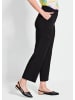 GOLDNER Cargohose Bequeme Hose VERA mit sportlichem Look in schwarz