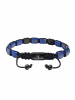 GT COLLECTION Armband Flat-Bead in blue