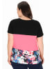 Usha Women Plus Size T-Shirt in multicolor pink