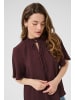 Kaffe Kurzarm-Bluse KAlianna Loose fit in Fudge
