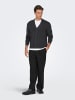 ONLY & SONS Strickjacke in Dark Grey Melange