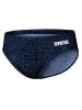 Arena Snakeskin Swim Brief in Dunkelblau