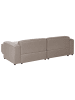 Beliani Ecksofa FAABORG in Beige/Schwarz - (W) 250 x (H) 73 x (L) 162 cm