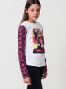 KOROSHI Langarm-T-Shirt Mädchen in weiß