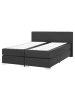 Beliani 5-tlg Doppelbett PRESIDENT in Schwarz/Silber