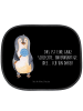 Mr. & Mrs. Panda Auto Sonnenblende Pinguin Lolli mit Spruch in Schwarz