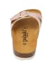 palado Pantoletten in rosa metallic/gold