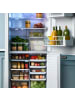relaxdays 2 x Kühlschrank Organizer in Transparent/ Weiß - (B)32 x (H)10 x (T)17,5 cm