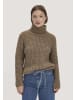Hessnatur Strick Rollkragenpullover in naturcamelbraun