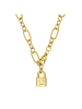 s.Oliver Halskette mit Anhänger in Gold – (L)50cm
