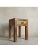 KADIMA DESIGN Nachttisch | Mango, 40x40x55cm, Schublade, Shabby-Chic