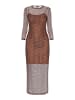 myMo ROCKS Women Dress in brown black