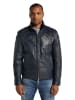 Carlo Colucci Lederjacke Joker in Navy