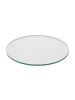 relaxdays Glasplatte in Transparent - 30 cm