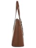 Cluty Handtasche echt Leder in cognac