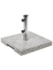 Beliani Zubehör für Sonnenschirme CERZETO in Grau/Silber - (W) 45 x (H) 38 x (L) 45 cm