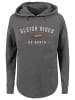 F4NT4STIC Oversized Hoodie Schlittenfahren Weihnachten Christmas in charcoal