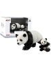 Wisam 2er-Set Pandafiguren mit einem jungen Panda Serie Tiere der Welt