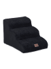 relaxdays Hundetreppe in Schwarz - (B)41 x (H)33 x (T)54 cm