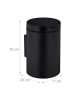 relaxdays Kosmetikeimer in Schwarz - 3 Liter