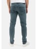 Camel Active Slim Fit 5-Pocket Jeans in Blau-Grün