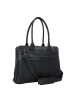 Plevier Structure Canton Schultertasche Leder 44 cm Laptopfach schwarz