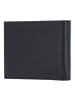 oxmox Leather Geldbörse RFID Schutz Leder 12 cm schwarz-freedom anchor