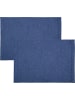 Erwin Müller Jacquard, Baumwollmischung Tischset 2er-Pack Cadiz in blau