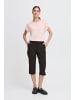 Pulz Casual Hose PZBINDY Schmal in Black Beauty
