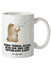 Mr. & Mrs. Panda Große Teetasse Bär Seifenblasen mit Spruch in Weiß