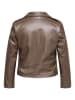 ONLY Carmakoma Bikerjacke in Chocolate Martini