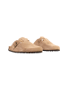 Divine Factory Leder-Pantoletten Noga Joasis Edge Braun