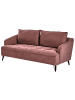 Beliani 3-Sitzer Sofa HOBRO in Rot/Schwarz - (W) 196 x (H) 87 x (L) 85 cm