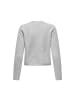 JDY Pullover in light grey melange1