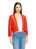 Betty Barclay Grobstrickjacke mit Lochmuster in Hibiscus Red