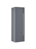 Beliani Badezimmerschrank MATARO in Grau/Silber - (W) 40 x (H) 132 x (L) 35 cm