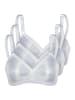 Sassa 3er Pack Soft-BH in weiss