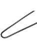 Adeliás Unisex Halskette – Venezianerkette aus Edelstahl in schwarz