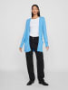 Vila Feinstrick Basic Cardigan Stretch mit Taschen VIRIL in Hellblau-2