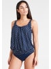 LASCANA Oversize-Tankini in marine-weiß