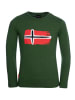 Trollkids Longsleeve "Oslo" in Waldgrün