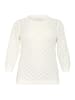 KAFFE curve Strickpullover KCmani in Chalk