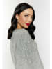 faina Damen Strickpullover in Hellgrau Melange