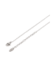 grassland Women Chain Necklace in Silver Rose