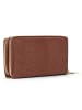 Lazarotti Bologna Leather XL Double Zip-Around Geldbörse RFID Leder 20 cm in brown
