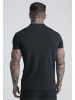 SikSilk Polo Shirt in black