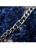 Holzkern Herren-Kette Edelstahl Bodyguards Marmor/Silberfarben