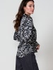 KOROSHI Women's long sleeve printed shirt in SCHWARZ