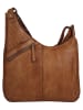 SPIKES & SPARROW Umhängetasche echt Leder in cognac